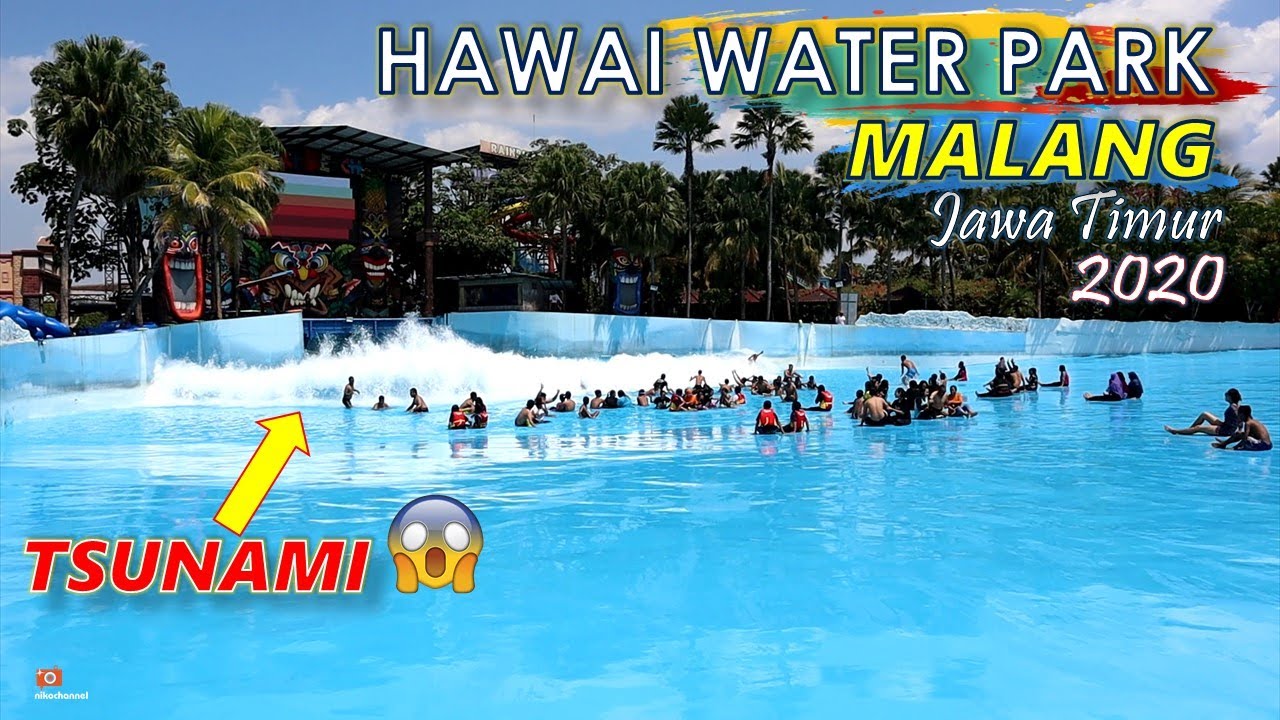 TSUNAMI di MALANG !!! Review Lengkap Wisata Air TERBESAR di MALANG [Hawai Water Park]