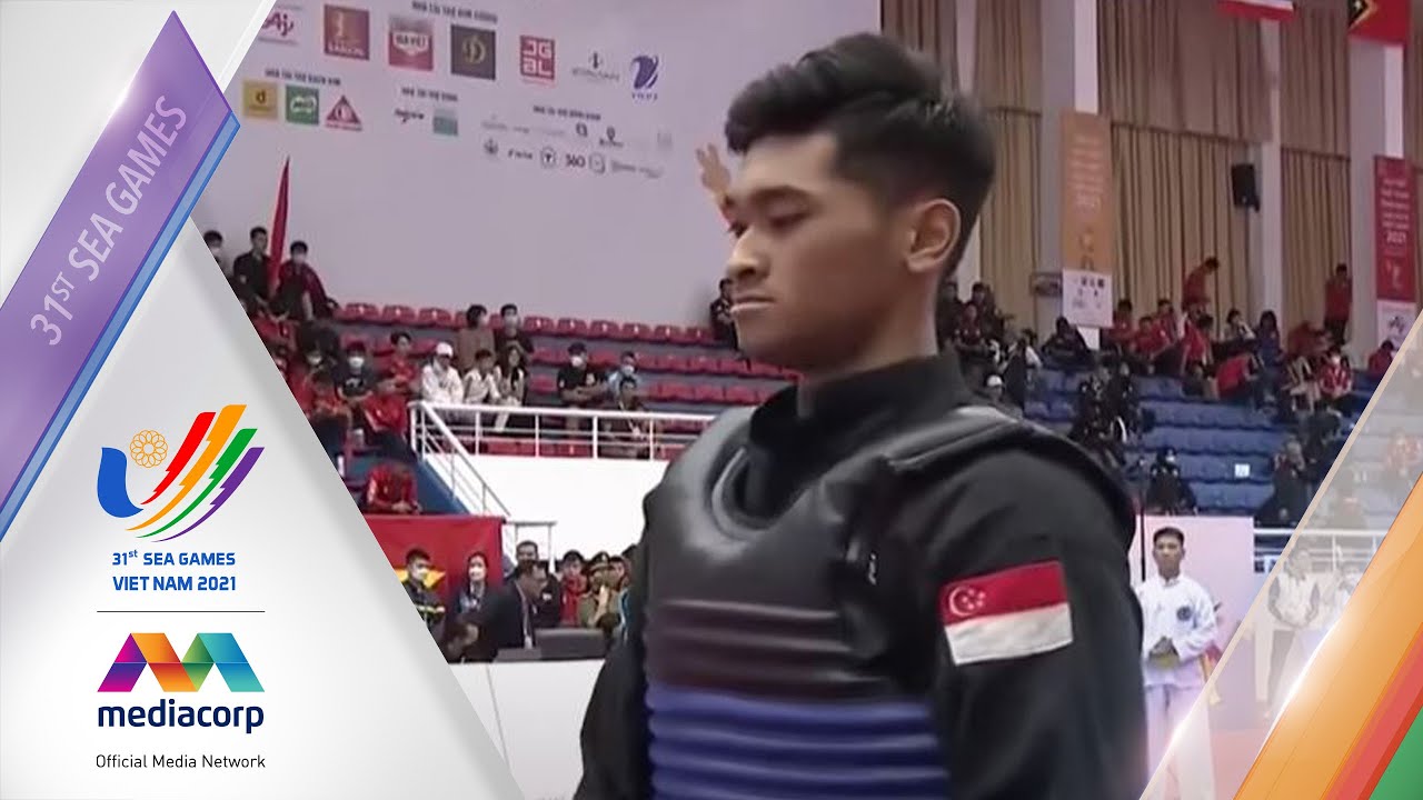 SG’s Abdul Raazaq gets illegal kick in the face, subsequently makes Tanding final | SEA Games 2021