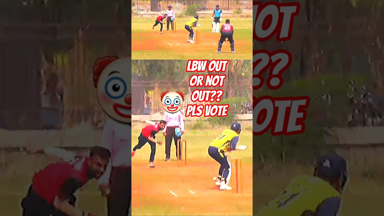 When an Umpire's Call Goes Hilariously Wrong! 😂 