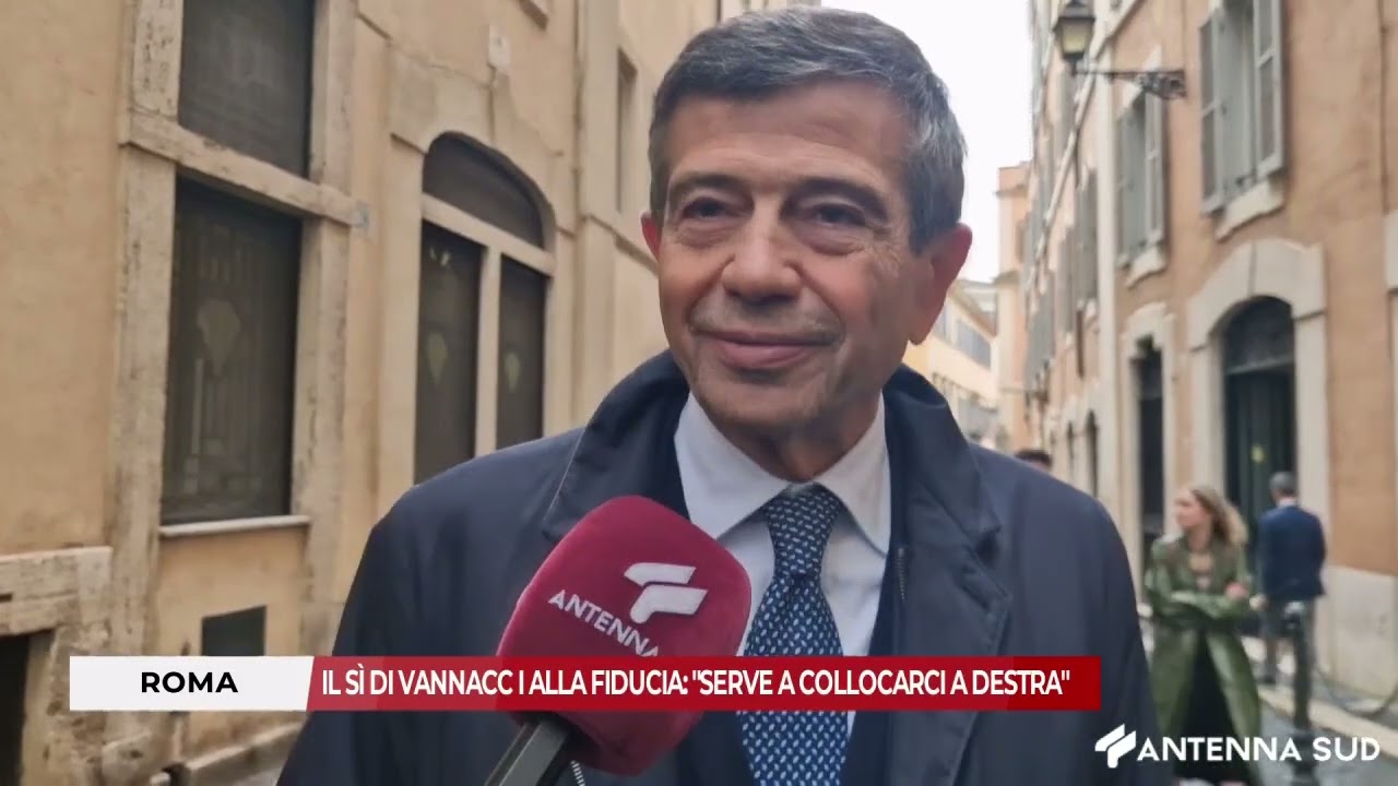 11 FEBBRAIO 2026 - ROMA, IL SÌ DI VANNACCI ALLA FIDUCIA: 