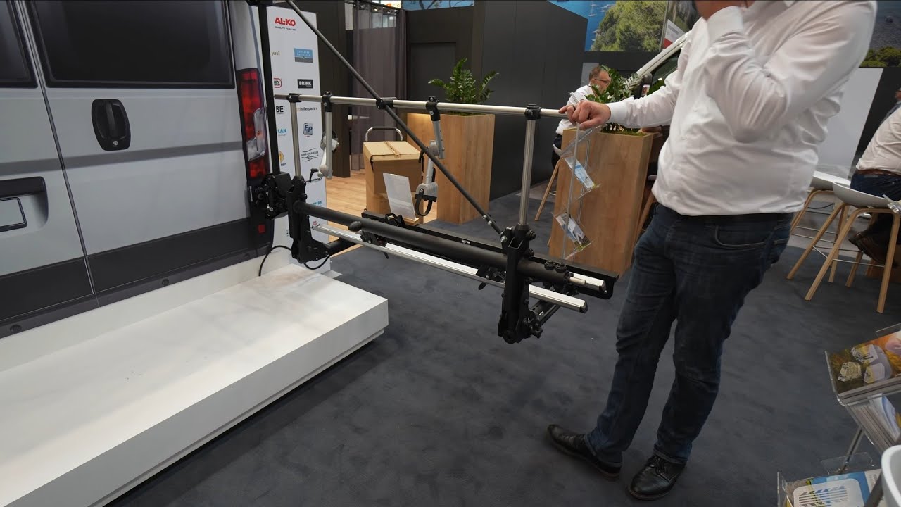 WOHNMOBIL KASTENWAGEN HECKTRÄGER. Thule erfindet GENIALEN Fahrrad Heckträger für Fiat Ducato & Co.