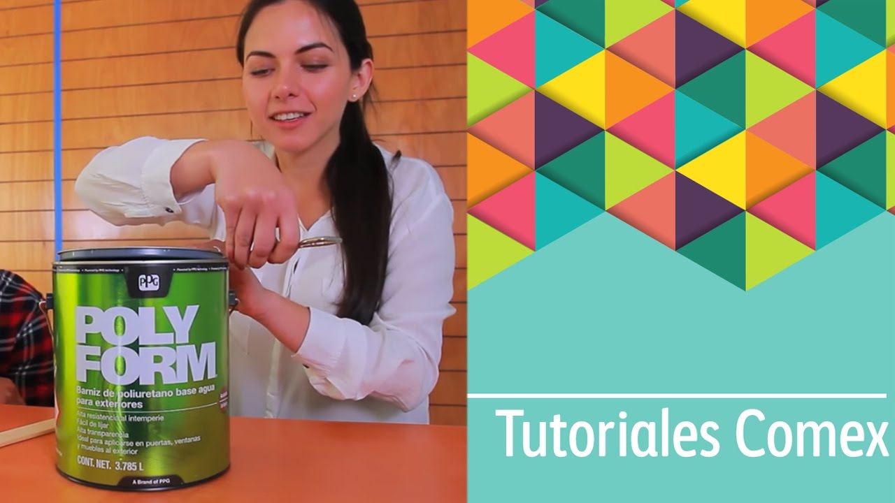 ▶️Cómo embellecer madera con Polyform