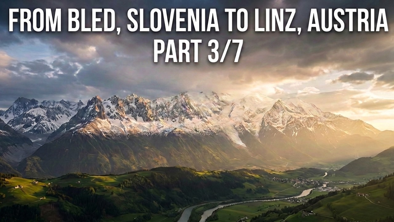 From Bled, Slovenia to Linz, Austria - part 3/7 - relaxing drive