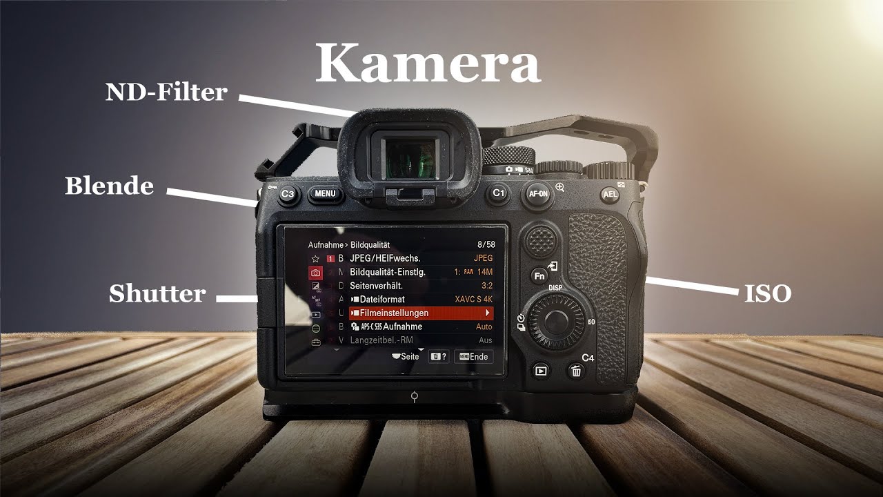 Kamera f&uuml;r Videos RICHTIG einstellen - Besser filmen in 5 min!