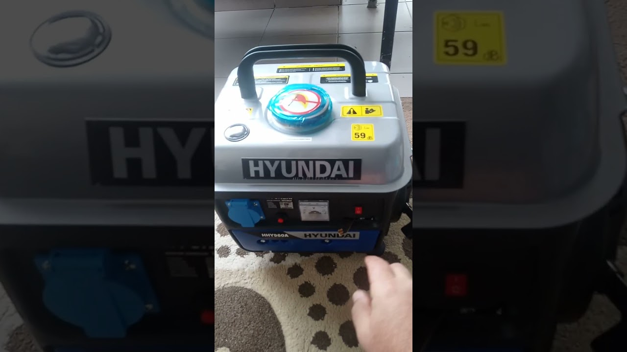 Hyundai HHY960A jenarator ilk çalıştırma.