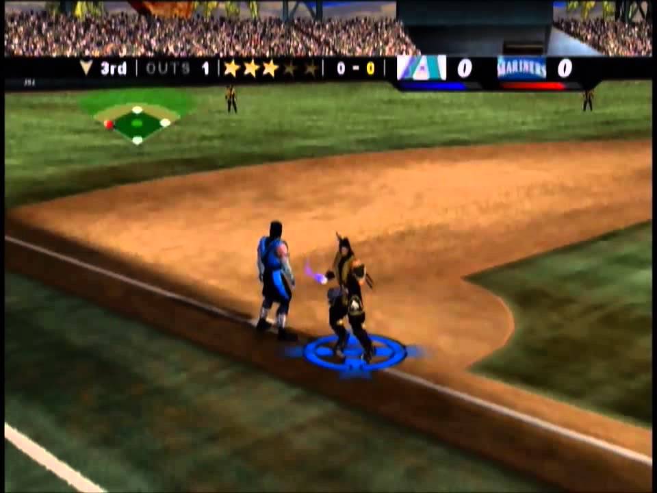 Scorpion vs Sub-Zero (Midway Park) - MLB Slugfest: Loaded (Xbox)