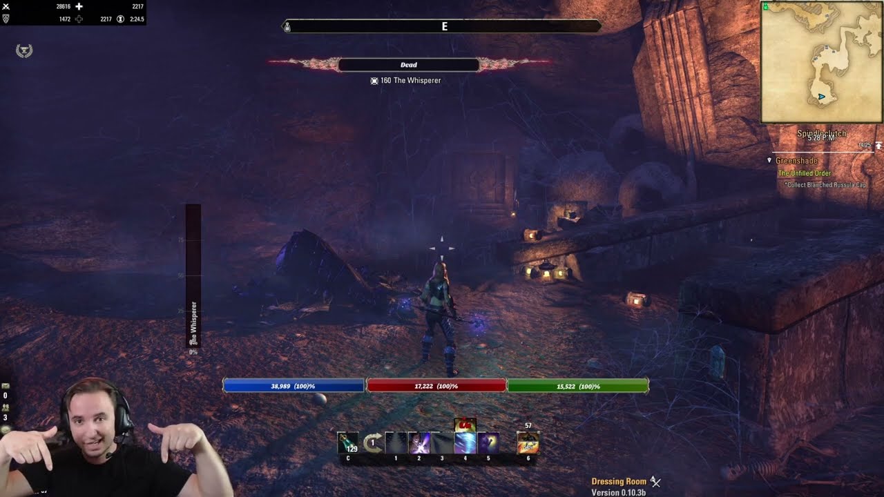 Solo ESO Veteran Spindleclutch I HM Speed No-Death