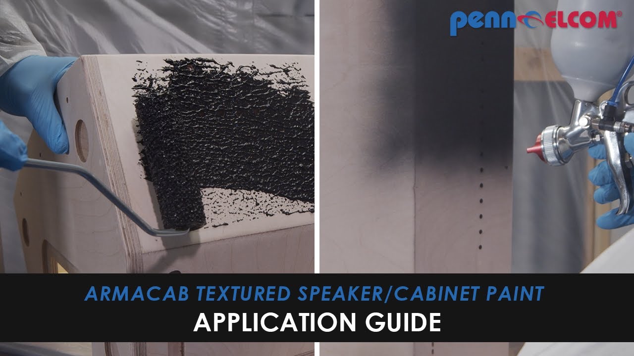 Armacab &ndash; Application Guide | Professional Textured Speaker/Cabinet Paint | Penn Elcom
