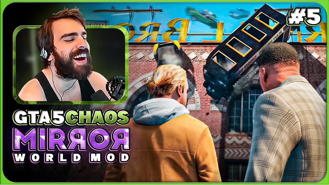 GTA 5 Chaos Mod Challenge: Mirror World & Rainbomizer Madness! Episode 5 - S07E05