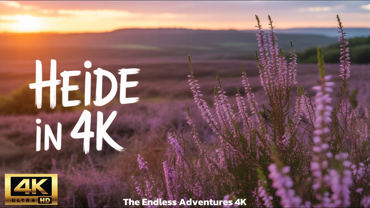 Südheide Naturpark & Lüneburger Heide From Above 🇩🇪 Beautiful Nature in 4K
