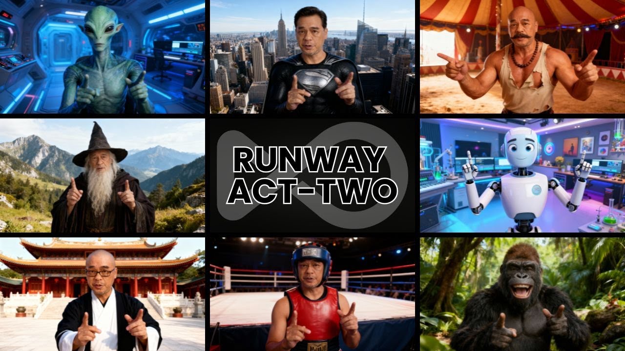 Runway Act-Two &mdash; САМЫЙ ПРОСТОЙ способ создать УДИВИТЕЛЬНЫХ персонажей!