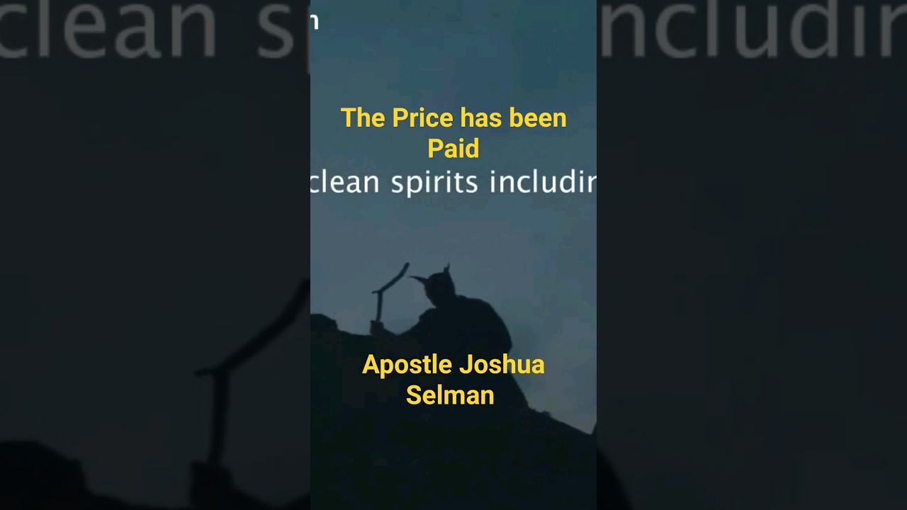 The Price has been Paid #apostlejoshuaselman #koinoniaglobal #onlinesermon