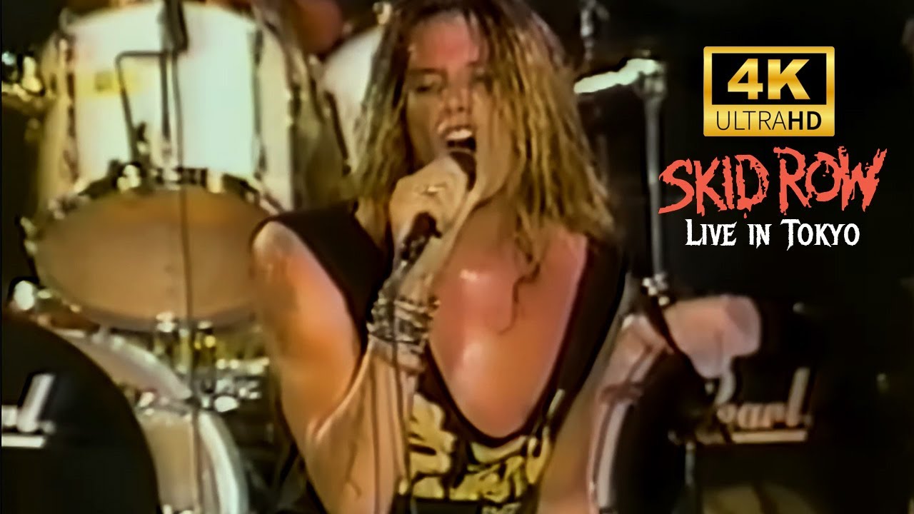 Skid Row  - Live In Tokyo (1989) Full Concert - Upscaled to 4K UHD
