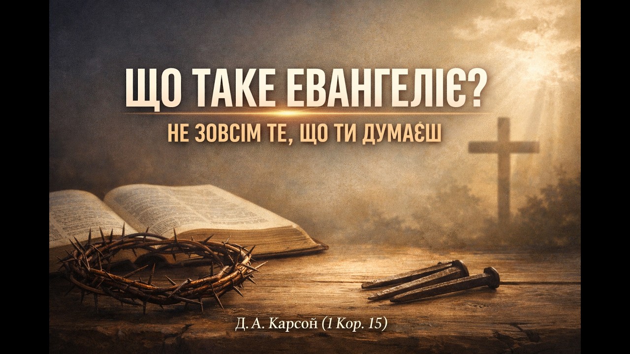 Що таке Євангеліє насправді? | Д.А. Карсон (1 Кор. 15)