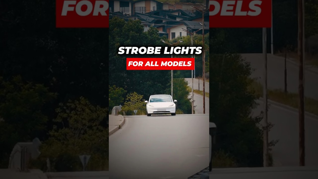 Our Strobe Lights feature works great on a Tesla Model 3!