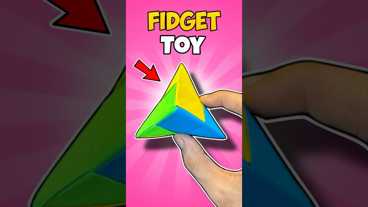 How to Make Fidget Toy Out of Paper | Paper Craft 🤩#shorts