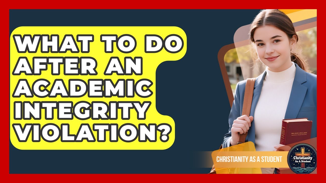 What To Do After An Academic Integrity Violation? - Christianity As A Student