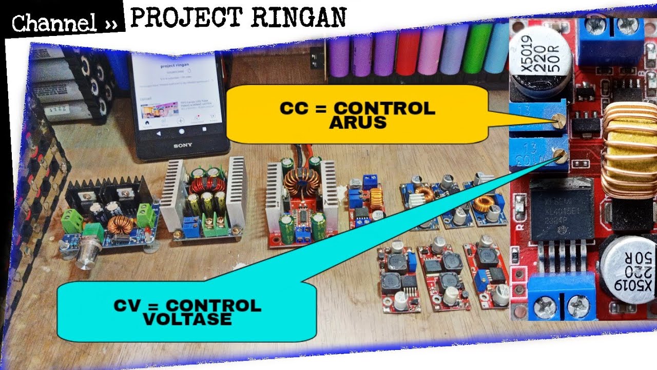 PENJELASAN LENGKAP STEP DOWN DC Control ARUS & VOLTASE dengan 2 Trimpot