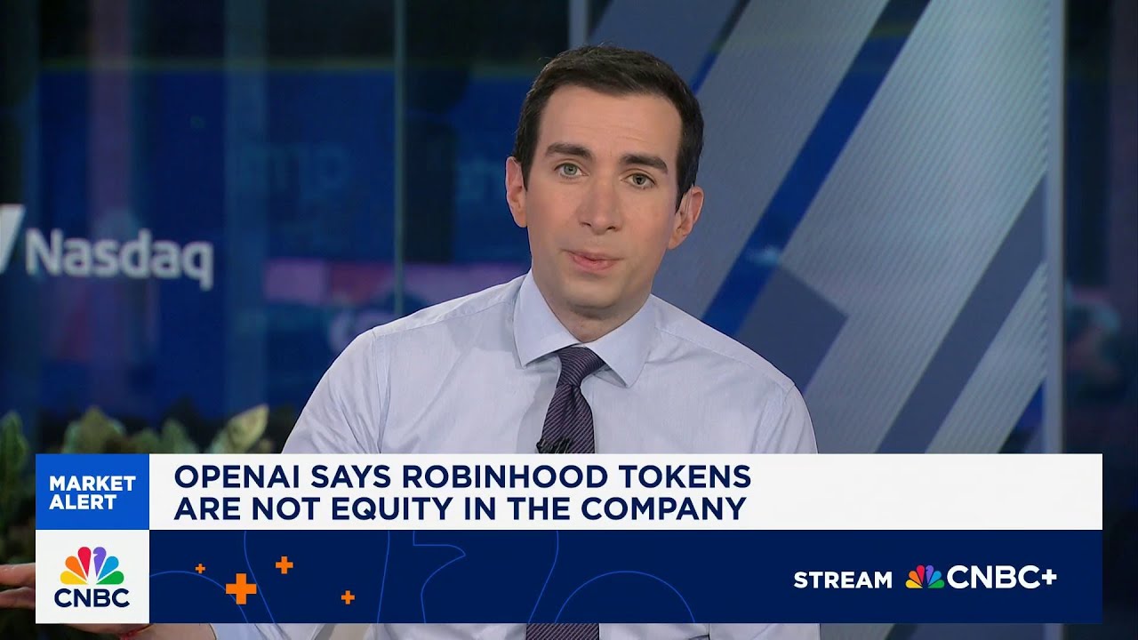OpenAI says Robinhood tokens are not equity in the company