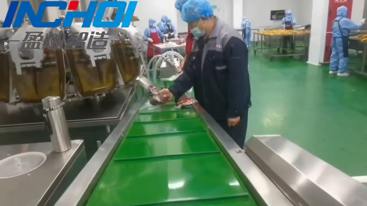 Vacuum packaged beef paired with bowl elevator