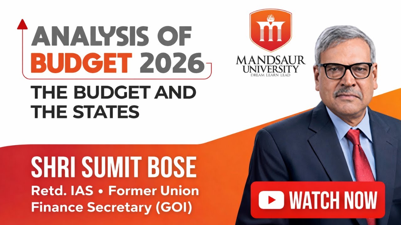 Analysis of Budget 2026: The Budget and the States | Shri Sumit Bose (Retd. IAS)