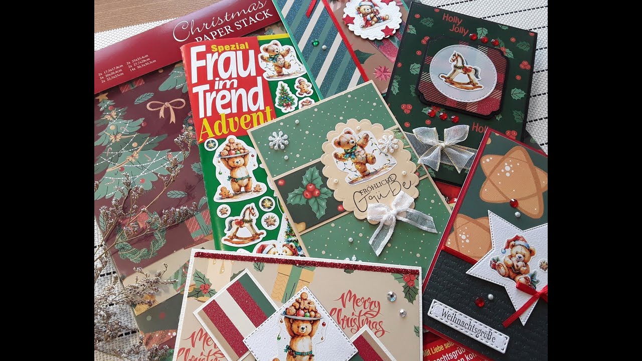 5 Weihnachtskarten basteln | Action Block 