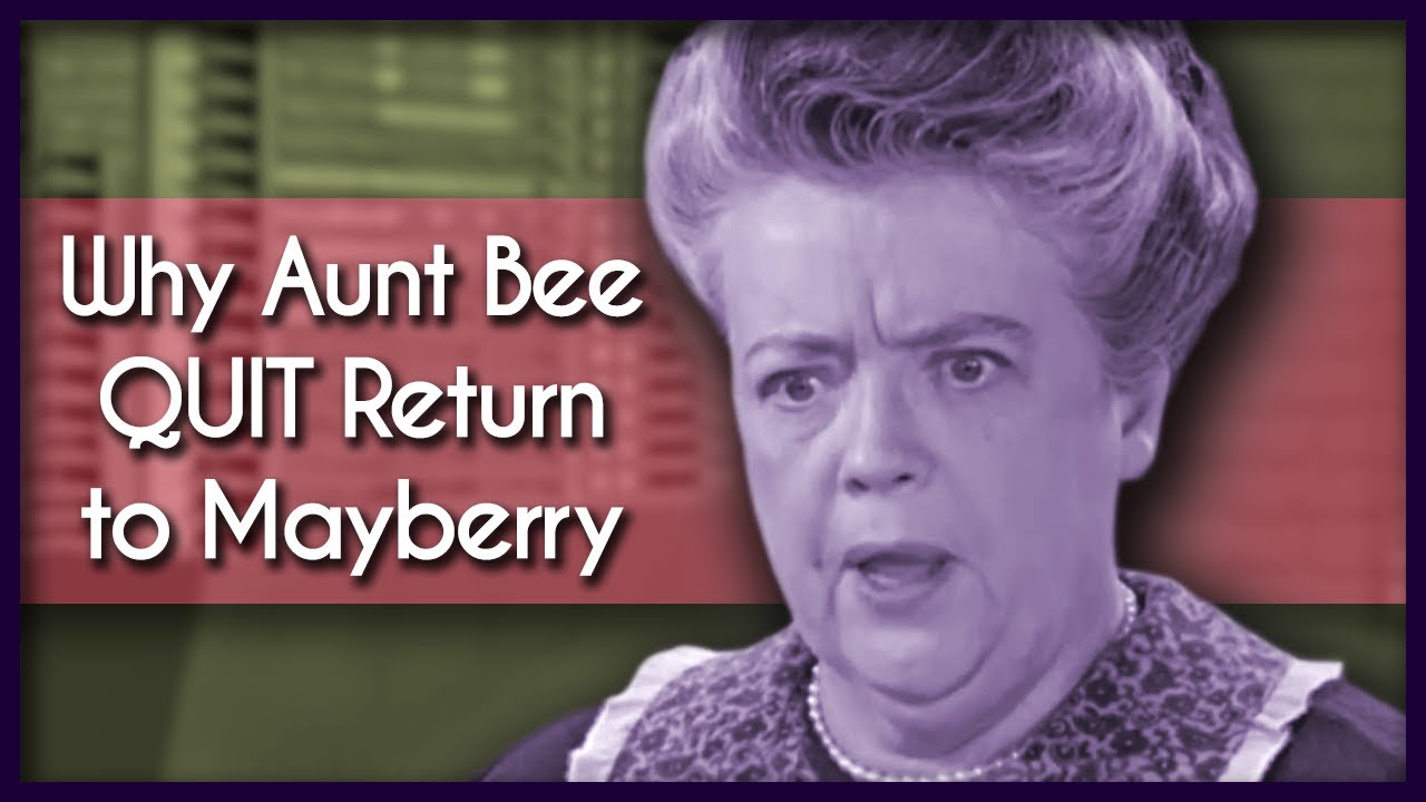 This is Why Aunt Bee Said NO to 