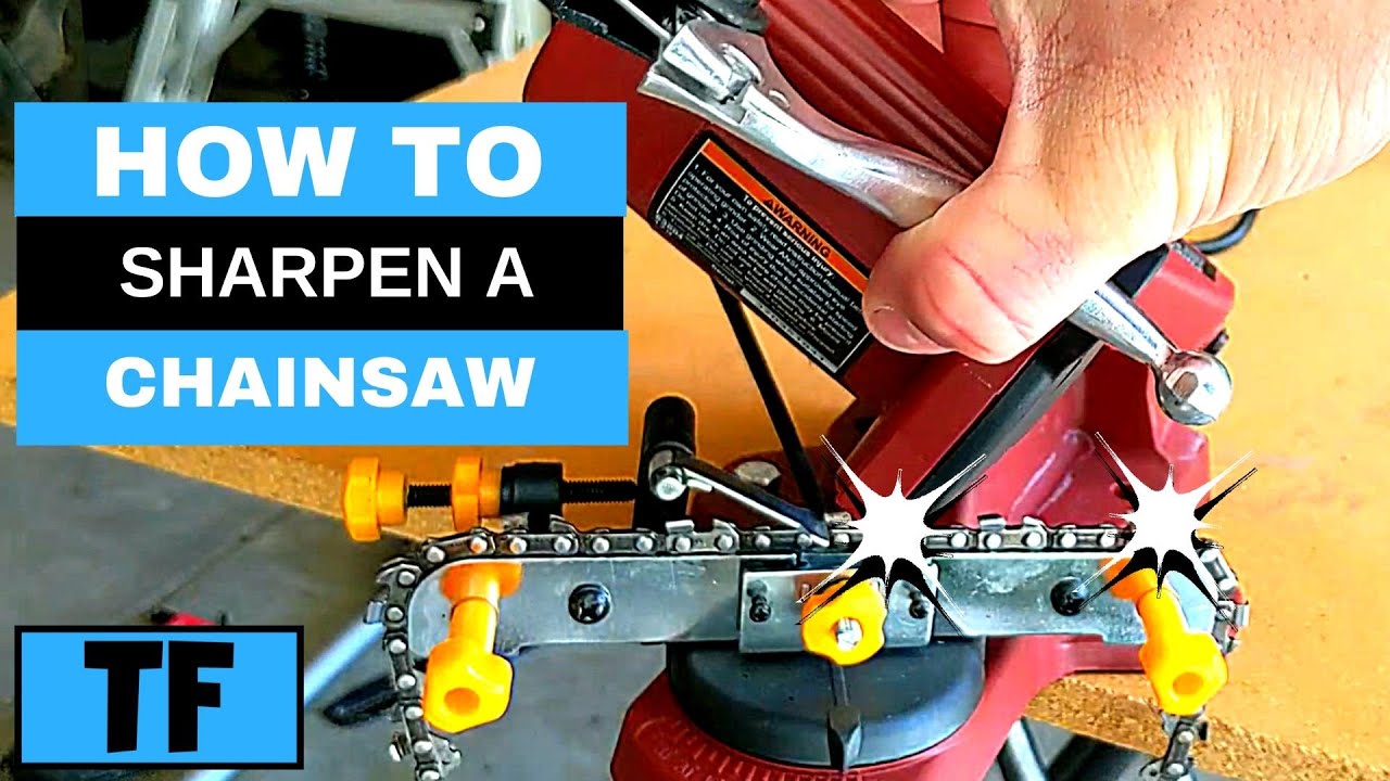 HOW TO USE HARBOR FREIGHT CHAINSAW SHARPENER - Sharpen Your Own Chainsaw For Less Than $25