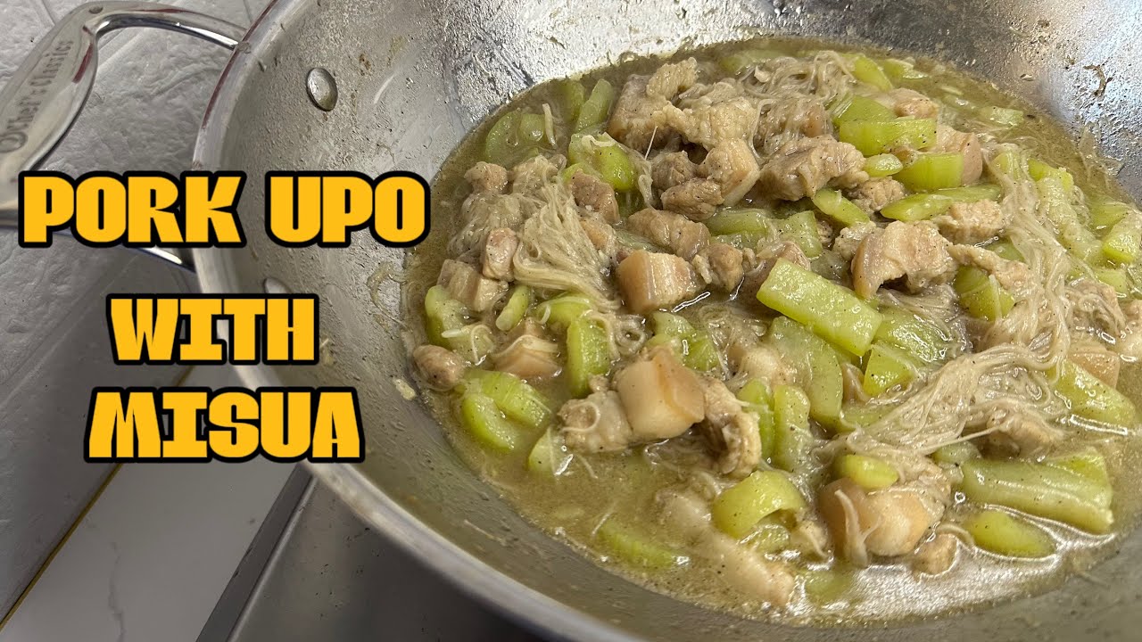 HOW TO COOK PORK UPO WITH MISUA | EASY TO COOK