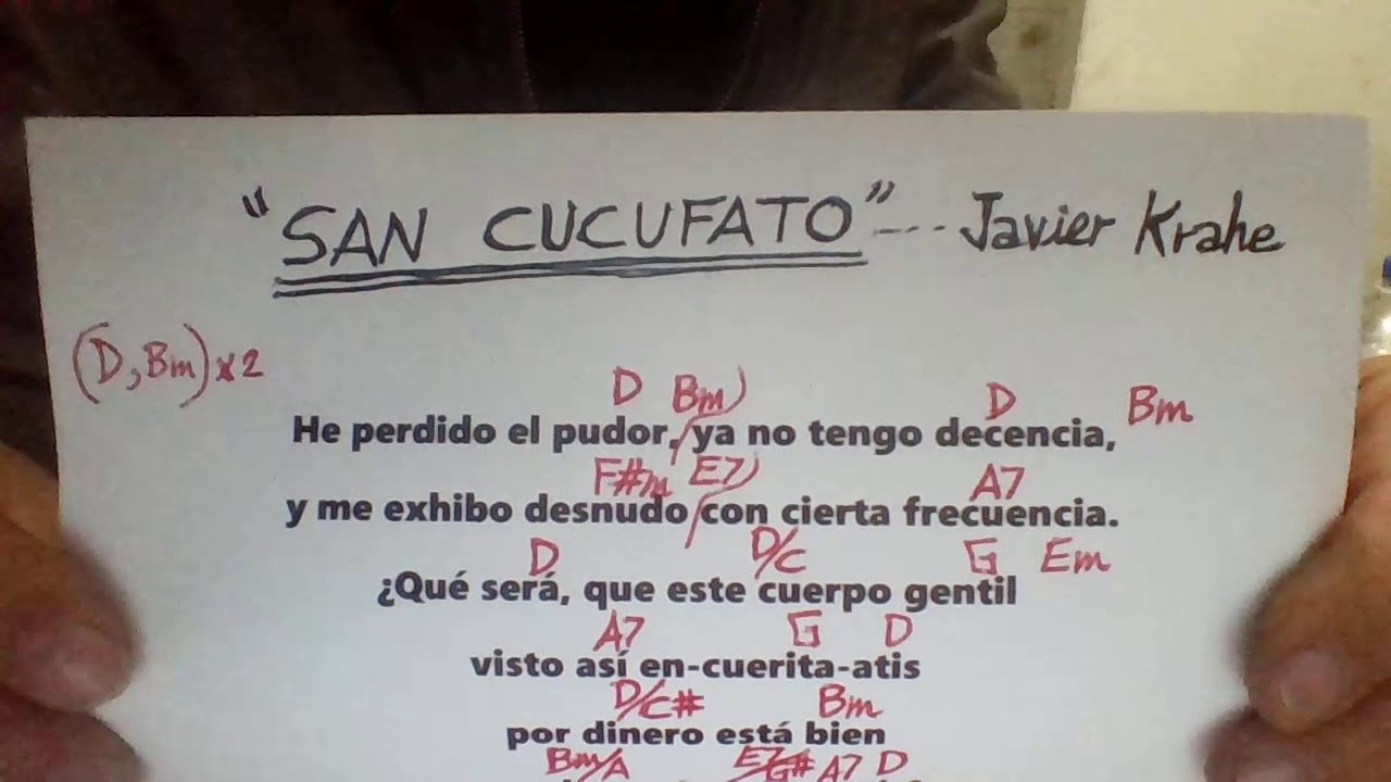 SAN CUCUFATO  Javier Krahe  COVER