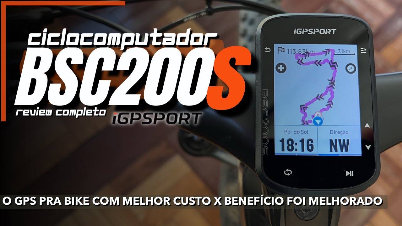 GPS IGPSPORT BSC200S  - Review completo + tutorial + teste