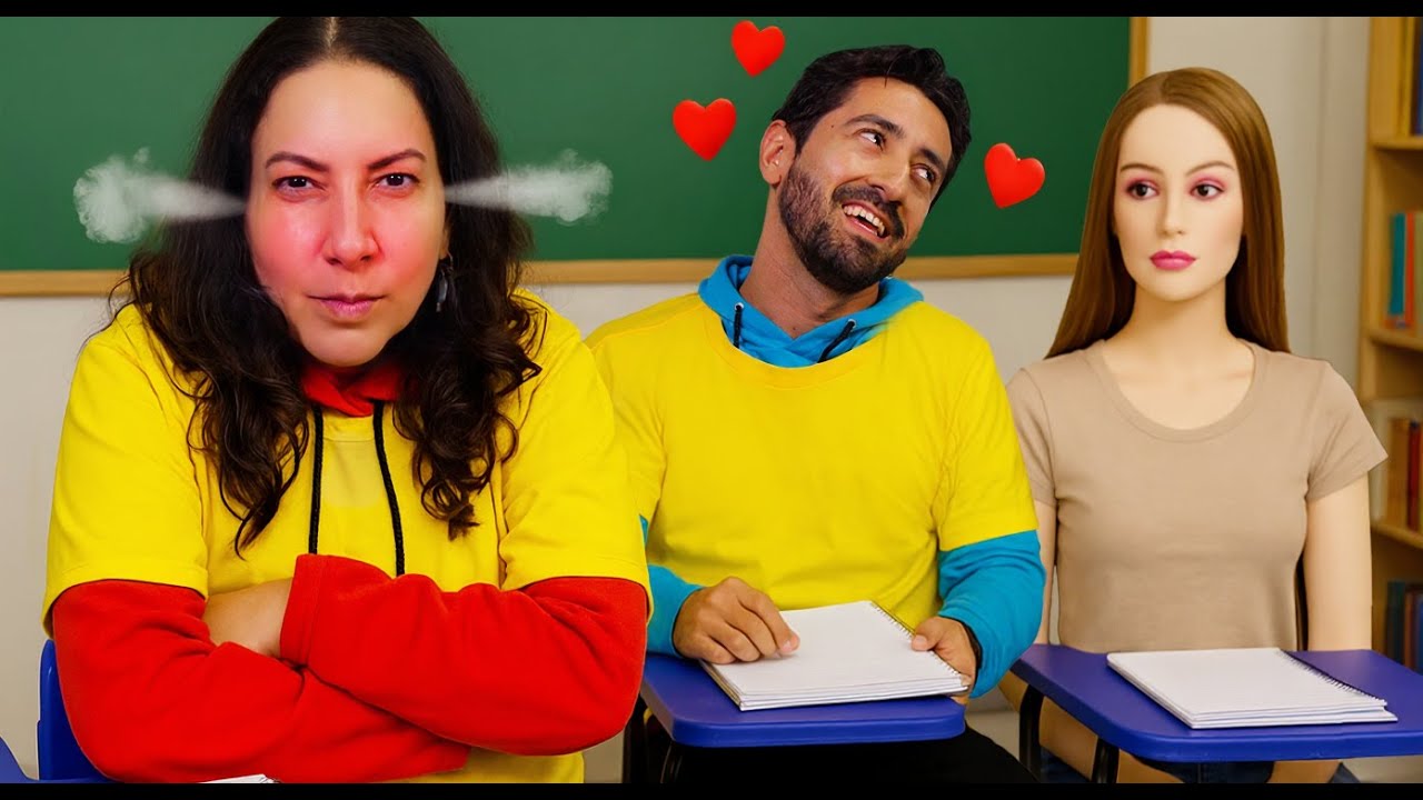 Levei uma MANEQUIM PARA ESCOLA (e ela provocou ciúmes!)
