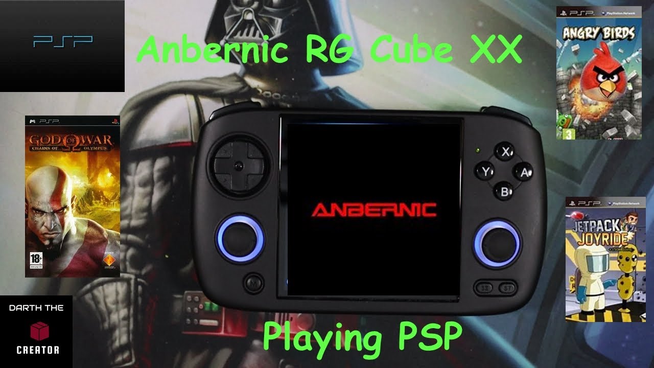 Anbernic RG Cube XX playing PSP #anbernic #psp #retrogaming #rgcubexx