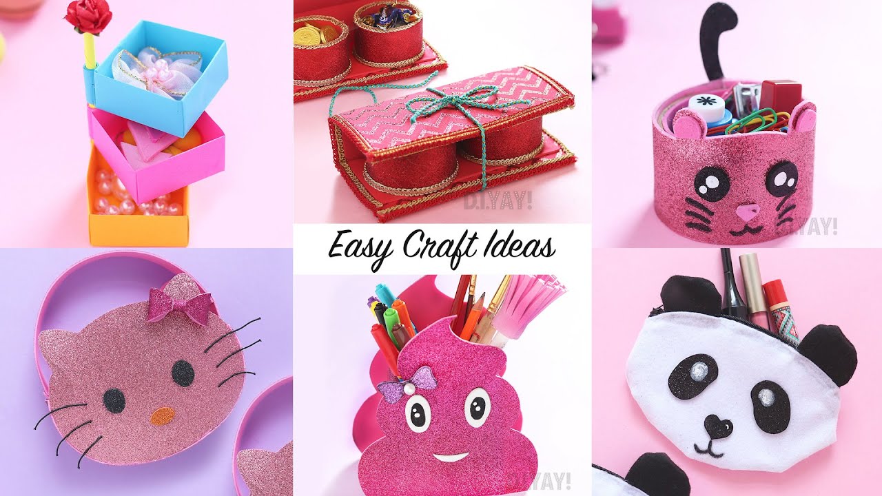 6 EASY CRAFT IDEAS | Craft Ideas | DIY Crafts
