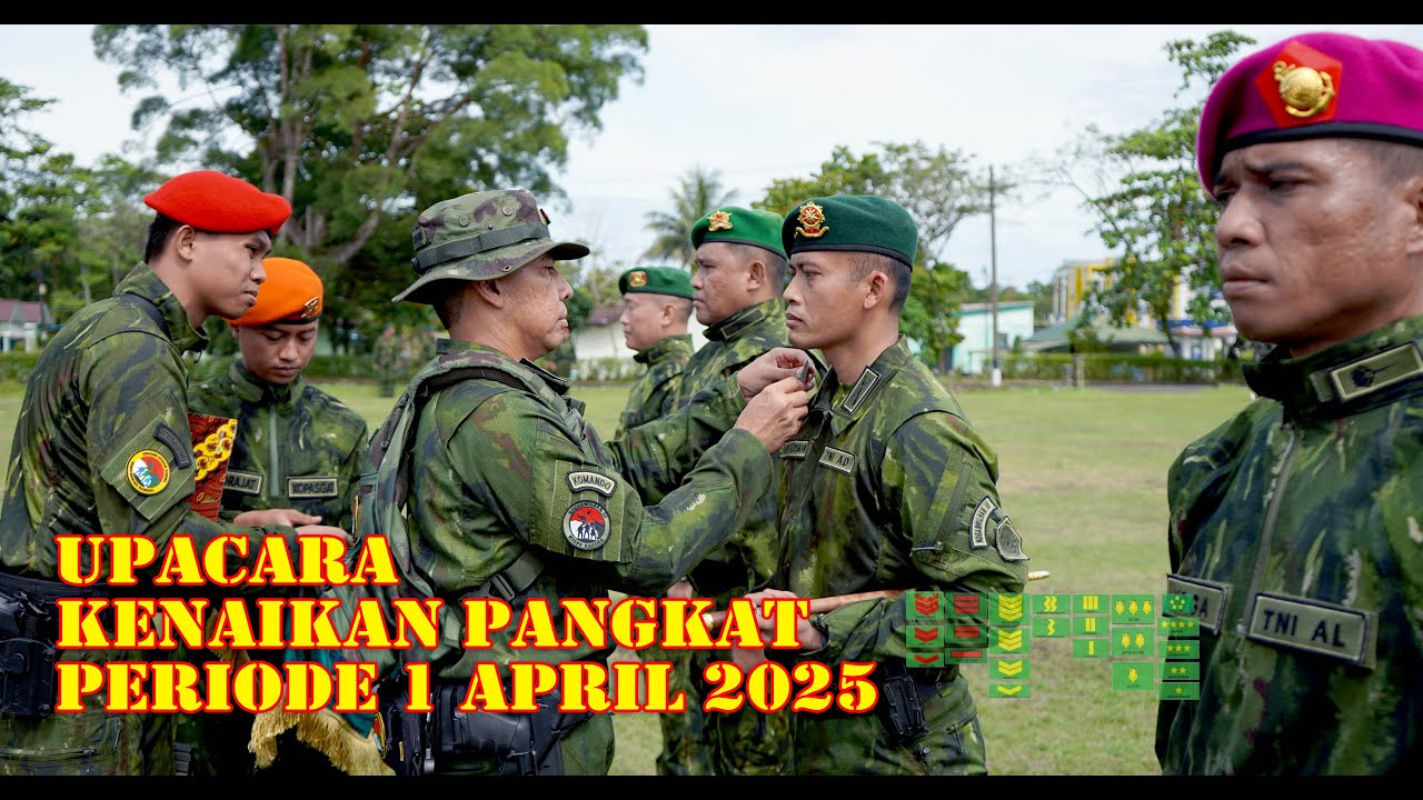 PANGKOOPS TNI HABEMA MAYJEN TNI LUCKY AVIANTO MELANTIK KENAIKAN PANGKAT ANGGOTA KOOPS TNI #tniprima