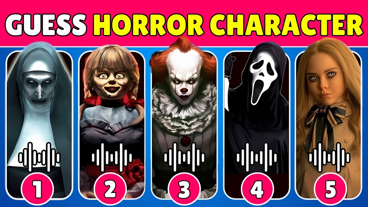 Guess The HORROR MOVIE Character by Their Voice🤯🔪 Ghostface, Annabelle, Wednesday, M3GAN and more!