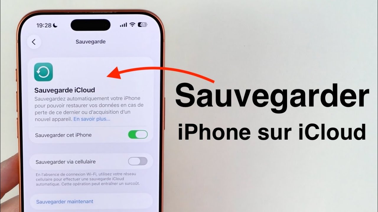 Comment Sauvegarder votre iPhone sur iCloud!