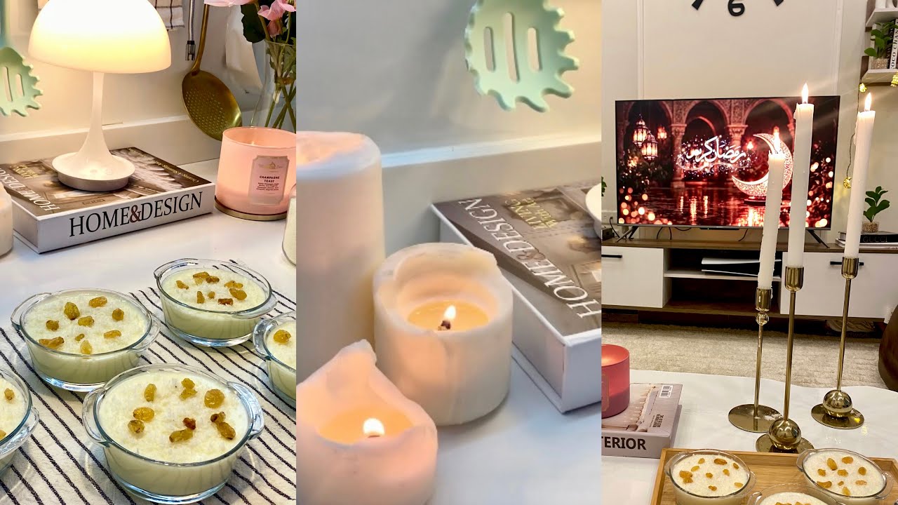 Slow& Cozy Ramadan night routine 🌙 | Preparing Iftar & Decorating my home | Silent vlog