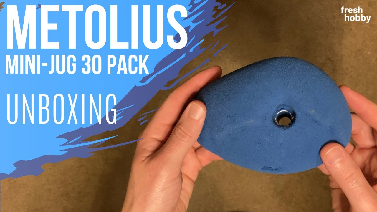 Metolius Mini Jug 30 Pack Rock Climbing Holds [Unboxing]