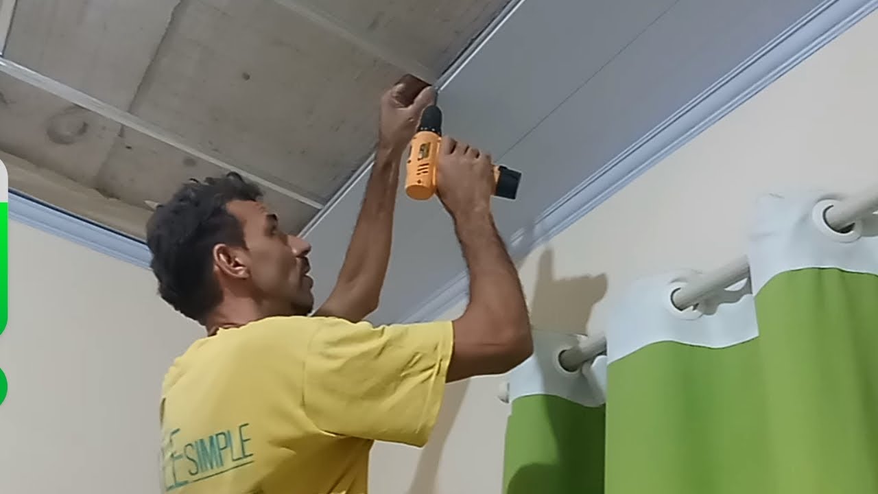 Como colocar forro PVC passo a passo #PVC #Forro