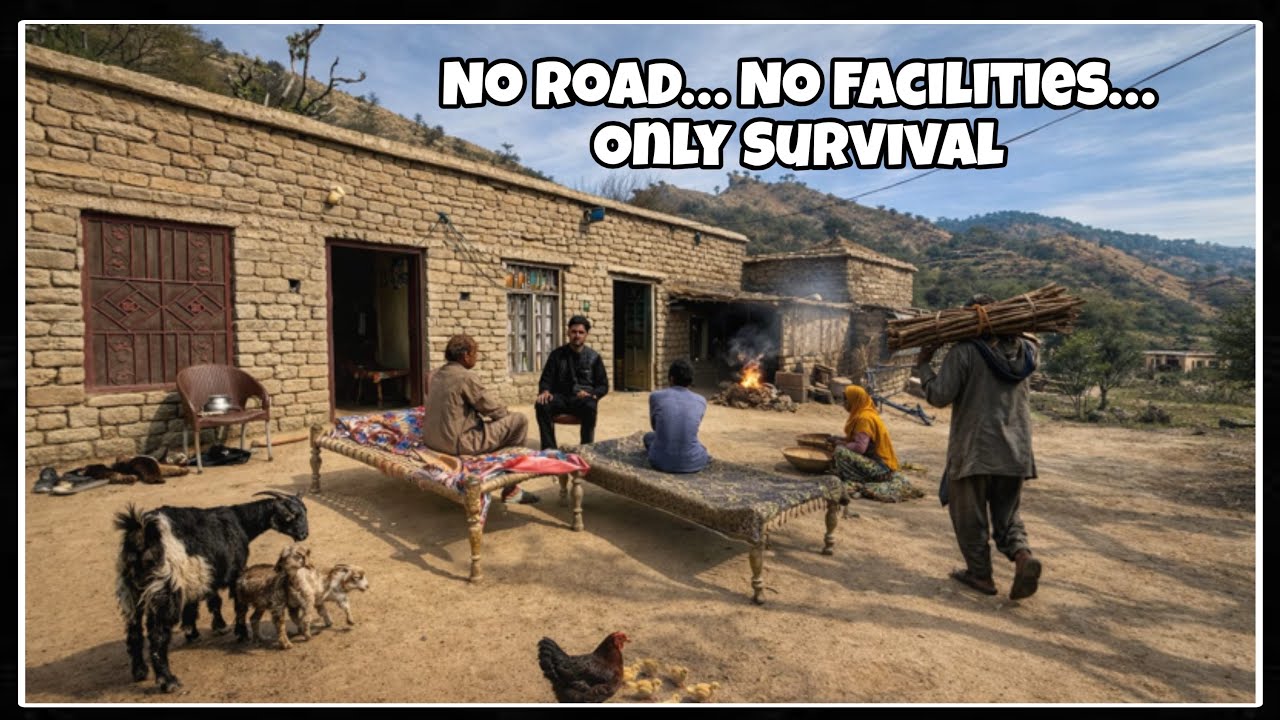 Life in a Remote Village of Azad Kashmir | No Roads, No Facilities, Pure Mountain Survival