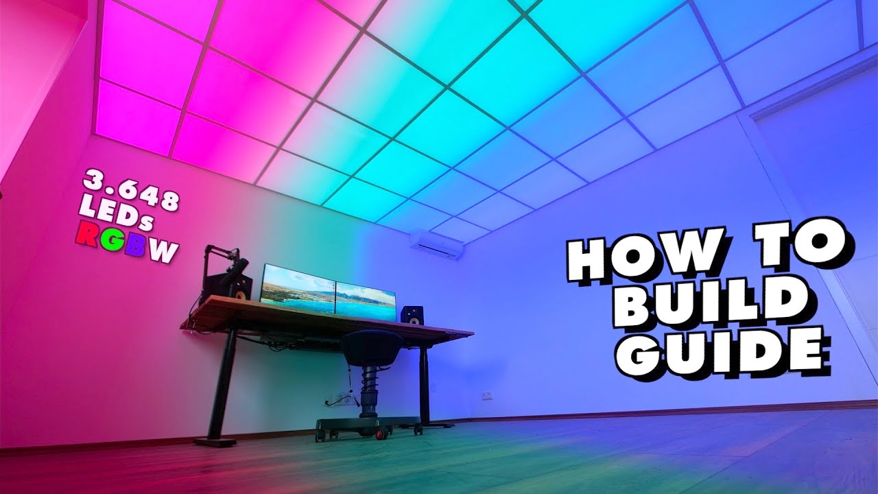 Eine RIESIGE LED DECKE selber BAUEN | Tips, Tricks & More