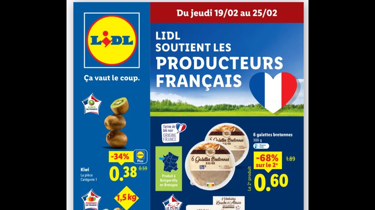 LIDL Les promos de la semaine  du 19.02 au 25.02.2026 version télé