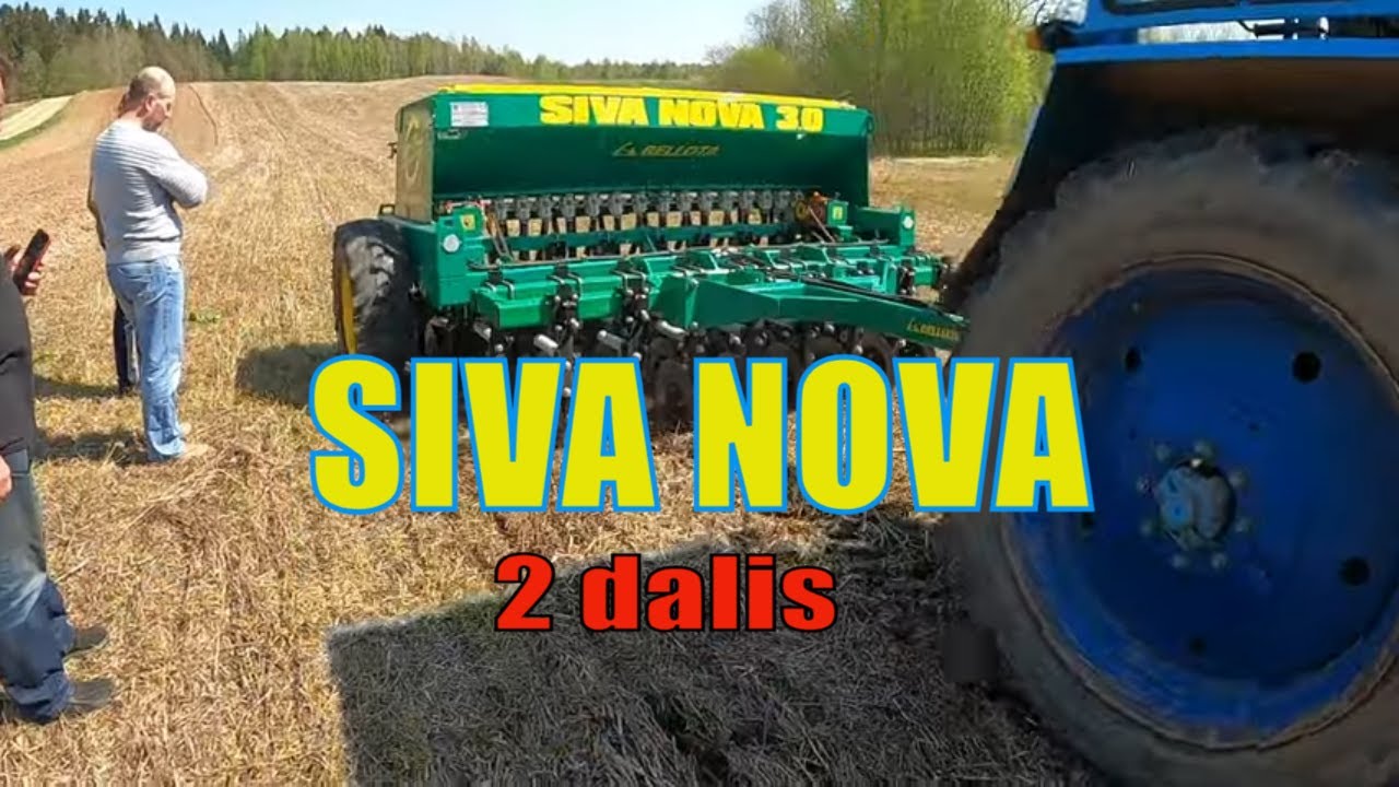 Ukrainietiškos No till sėjamosios SIVA NOVA pristatymas 2 dalis