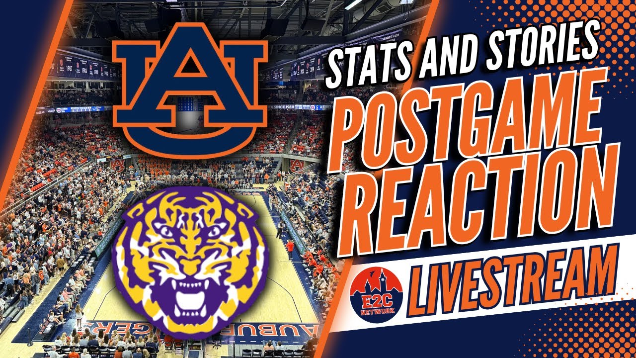 Postgame | Auburn Defeats LSU 88-74 | Basketball Stats and Stories