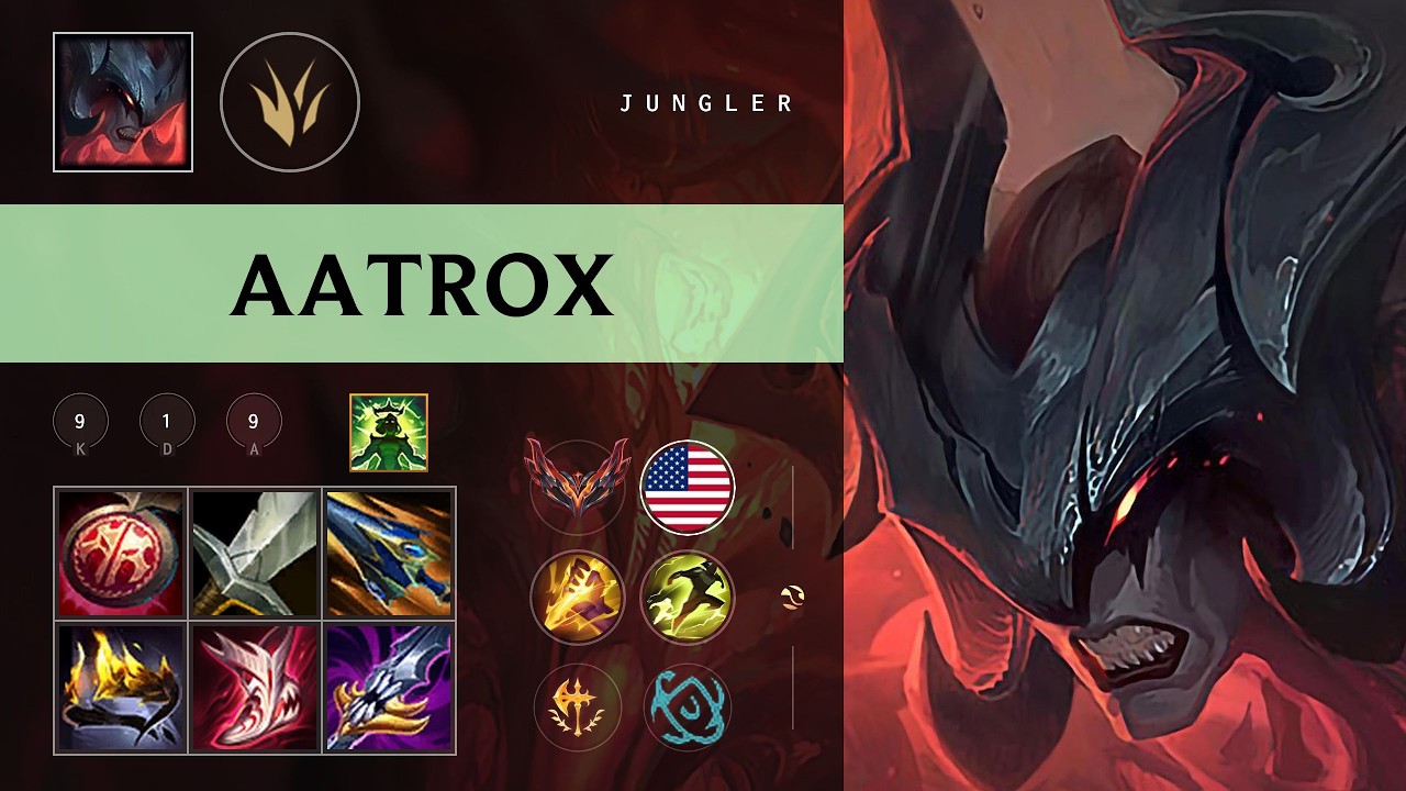 Aatrox Jungle vs Ekko - NA Grandmaster Patch 26.09