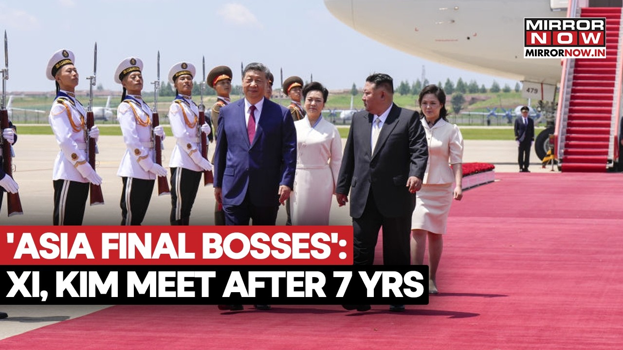 'ASIA FINAL BOSSES': Xi Jinping Receives Grand Ceremony As He Meets  Kim Jong Un After 7 Years
