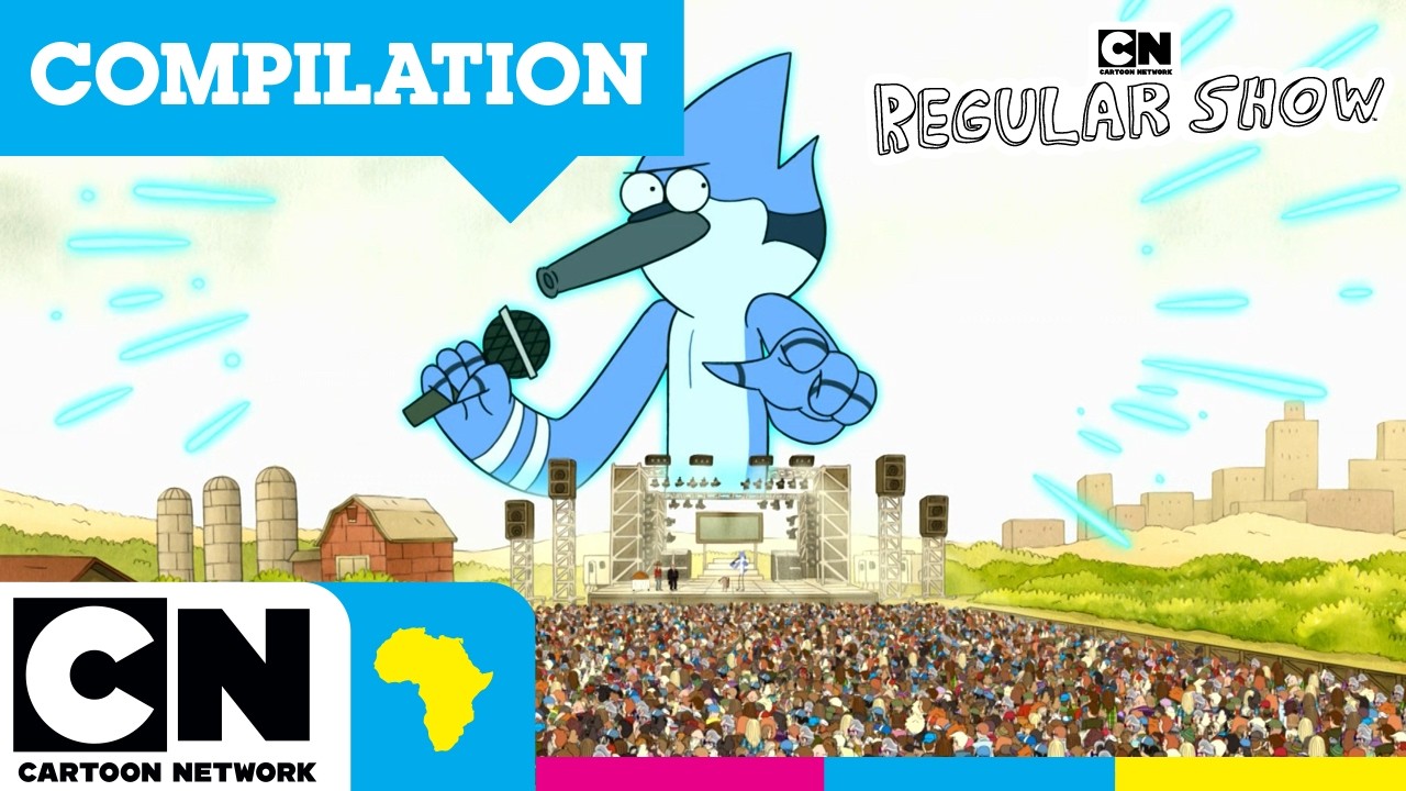Top Songs Compilation with Mordecai and Rigby | Regular Show | Cartoon Network Africa