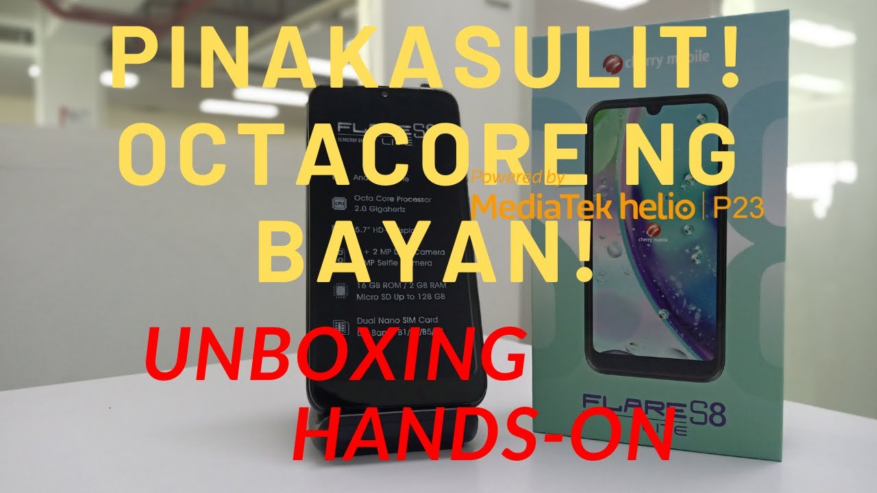 Unboxing: Cherry Mobile Flare S8 Lite || Hands-on || Helio P23 || Pinakasulit na Gaming Smartphone!