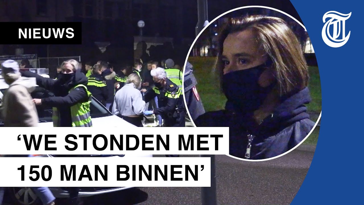 Politie beëindigt grote illegale technorave in Hoofddorp